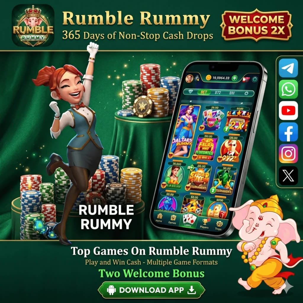 Rumble Rummy App Lobby