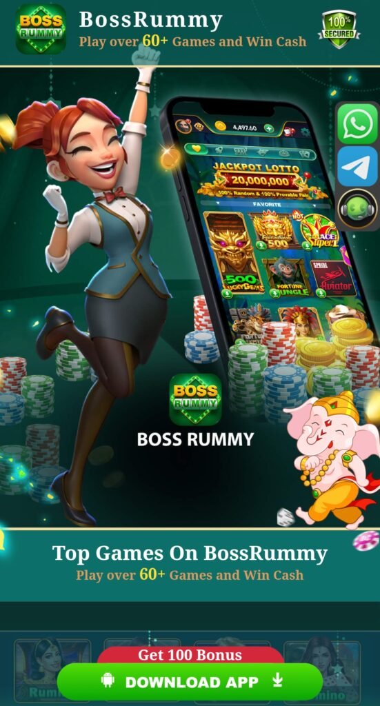 Boss Rummy App Lobby